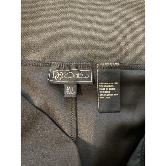 Diane Gilman DG2 Womens Size Medium Tall Black Dress Pants - Picture 4 of 4